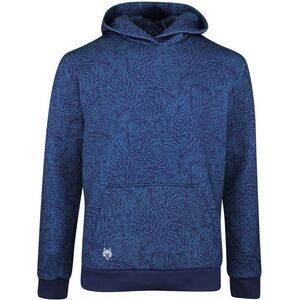 Greyson Chene Hoodie in Den of Thieves Wolf Print Blue Size Medium Rare